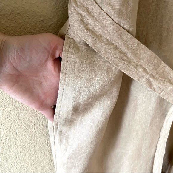 Quince 100% European Linen Square Neck Jumpsuit - Picture 7 of 12